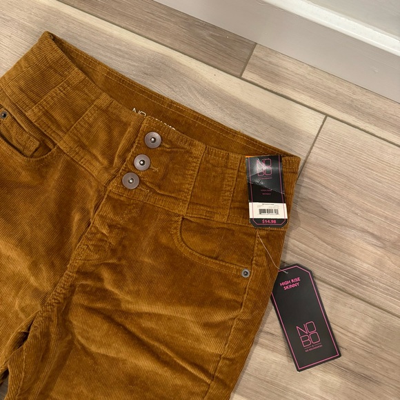 NOBO High Waisted Skinny Jeans Tan size 9 - Picture 2 of 4
